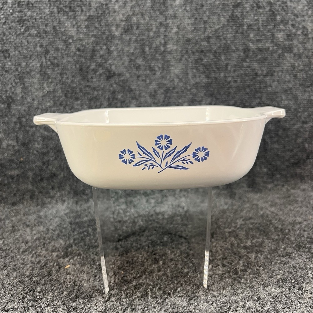 Vintage Corning Ware Blue Cornflower P-1-B 1 Quart Casserole Dish NO Lid